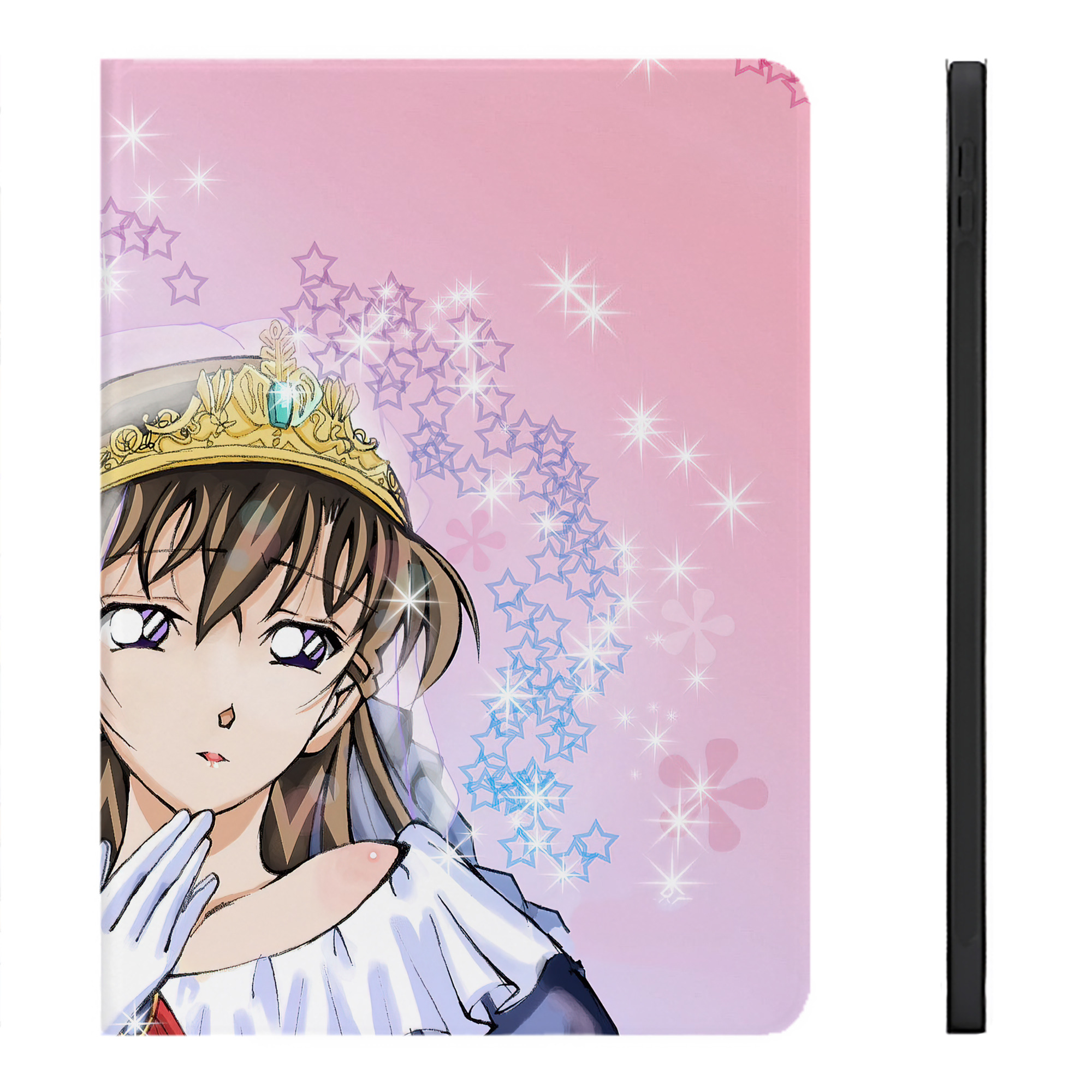 （画像用） 名探偵コナン Detective Conan IPadケース ペンホルダー付き ブックスタイルデザイン